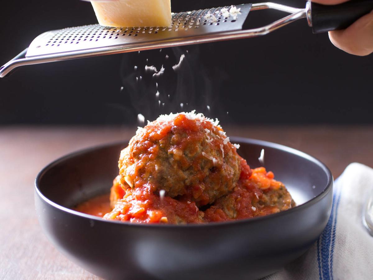 Albóndigas con tomate frito
