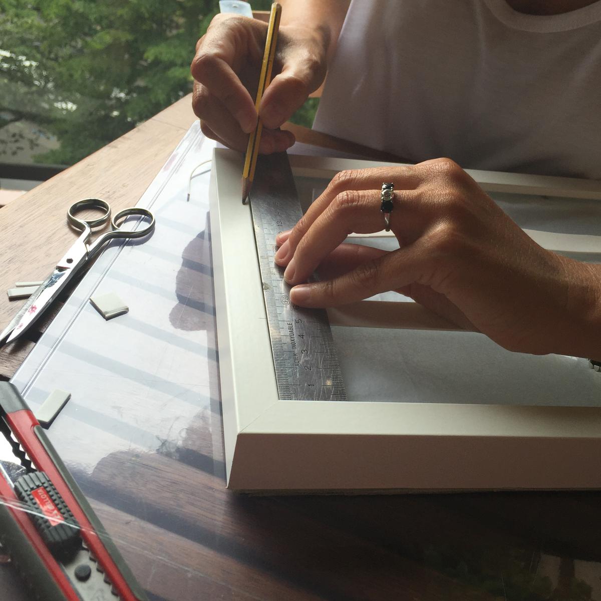 marcamos donde vamos a colocar las tieras