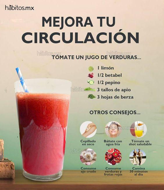 Hábitos Health Coaching | JUGO DE VERDURAS PARA MEJORAR LA CIRCULACIÓN: 