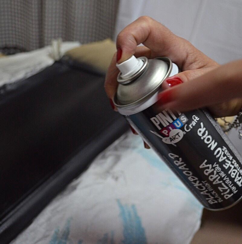 Pintura pizarra en spray pintyplus