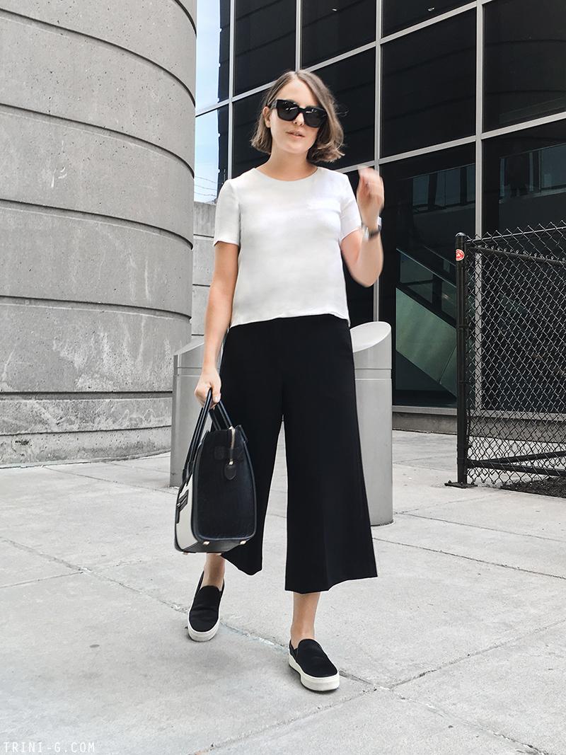 Trini | Theory pants Céline slip on sneakers