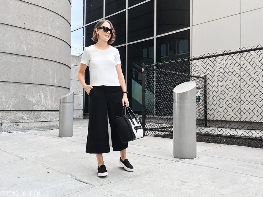 Trini | Theory pants Céline slip on sneakers