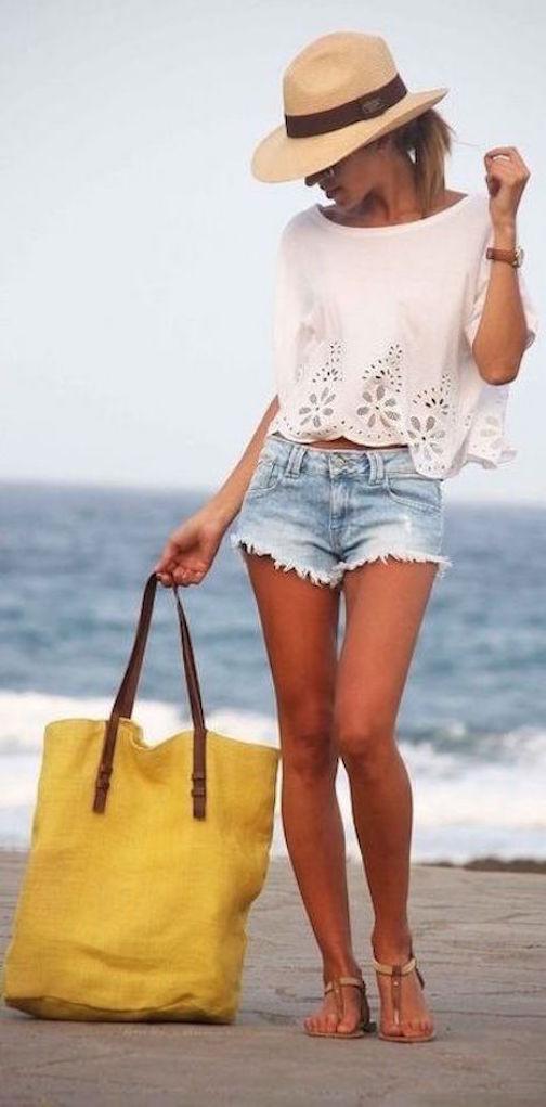 shorts de jeans