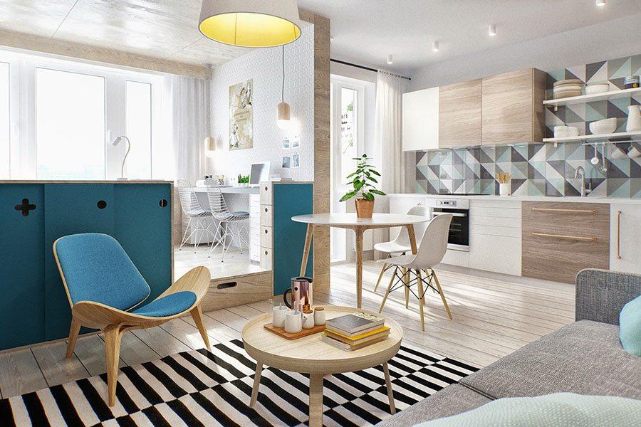decorar un piso pequeno home designing continuidad colores