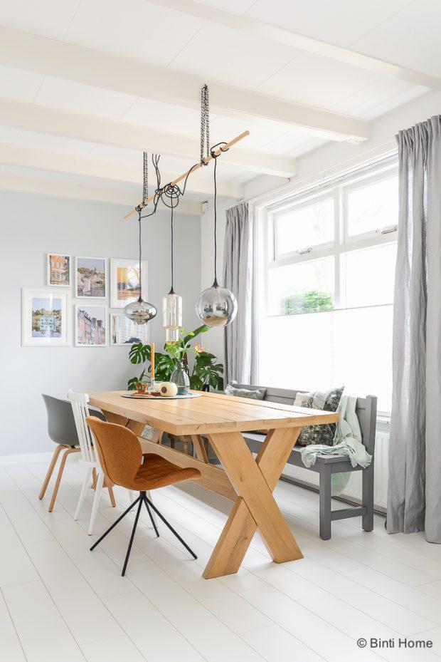 zona de comedor sillas cuero