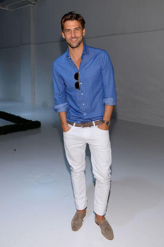 NEW YORK, NY - SEPTEMBER 13: Johannes Huebl attends the Rachel Zoe Presentation Spring 2016 during New York Fashion Week: The Shows at The Space, Skylight at Clarkson Sq on September 13, 2015 in New York City. (Photo by Andrew Toth/WireImage)