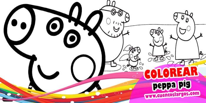 Dibujos PEPPA PIG para colorear