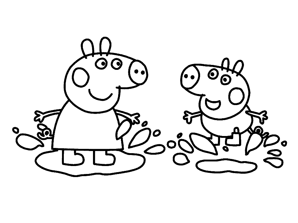 Dibujos de Peppa Pig para Colorear | Padres