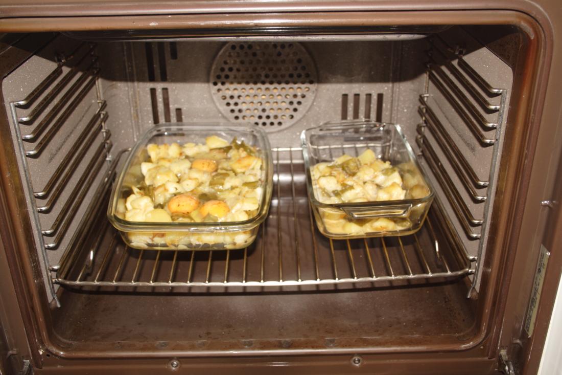 HUEVOS CON PATATAS EL HORNO 5