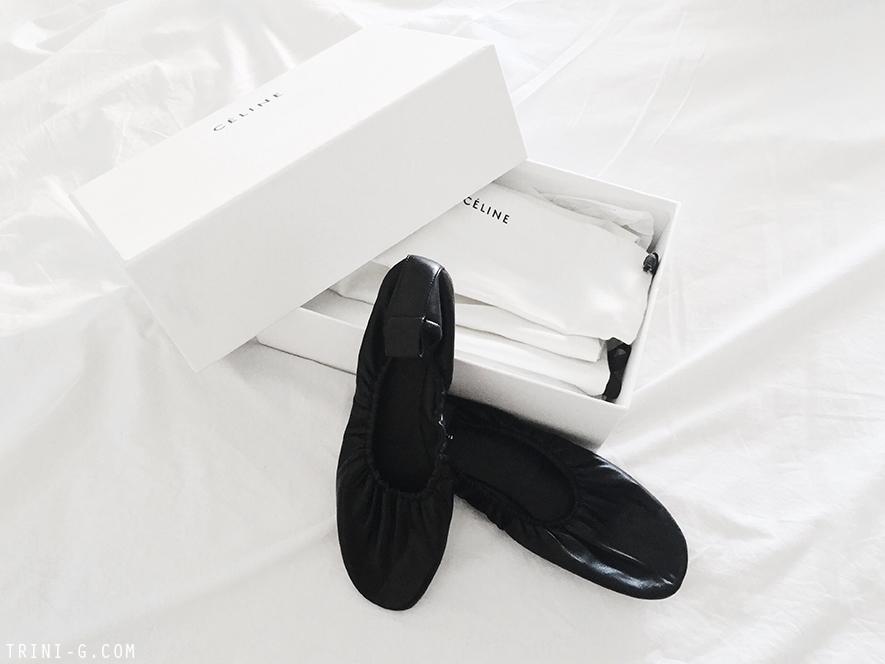 Trini | Céline black flats