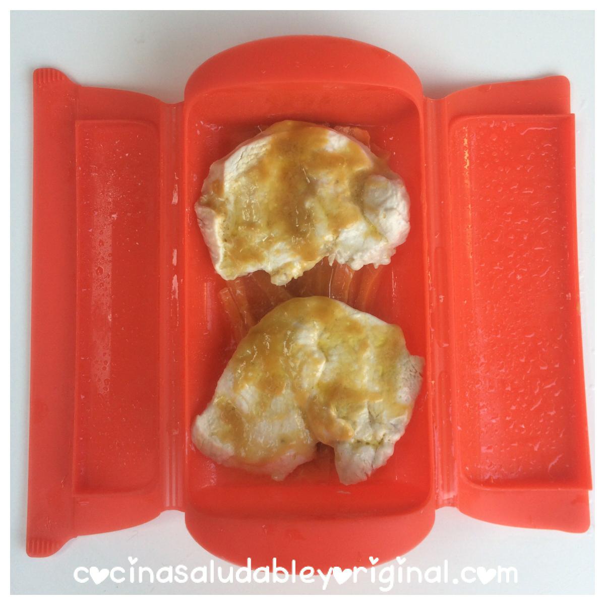 Pechugas de pavo al vapor 