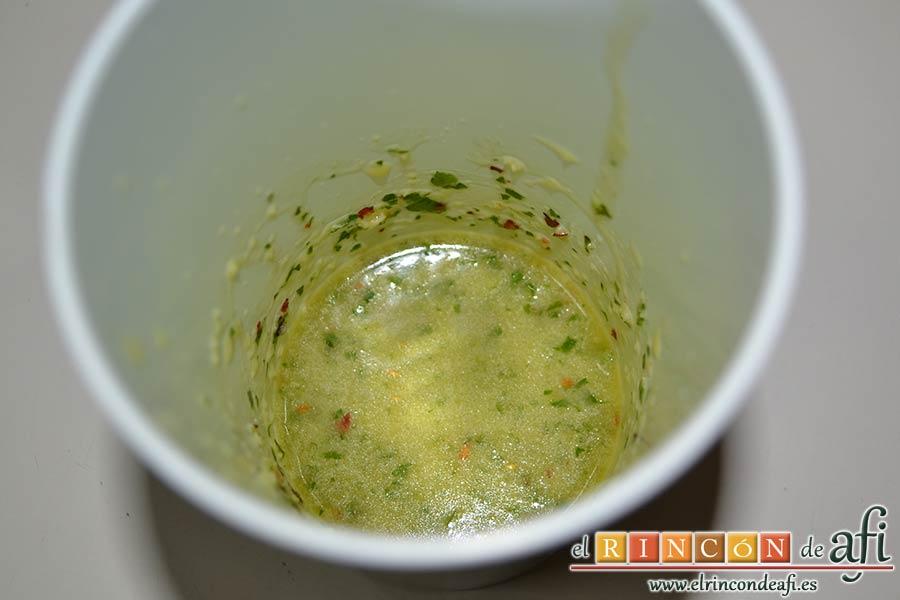 Costillas crujientes de cerdo en leche, trituramos bien