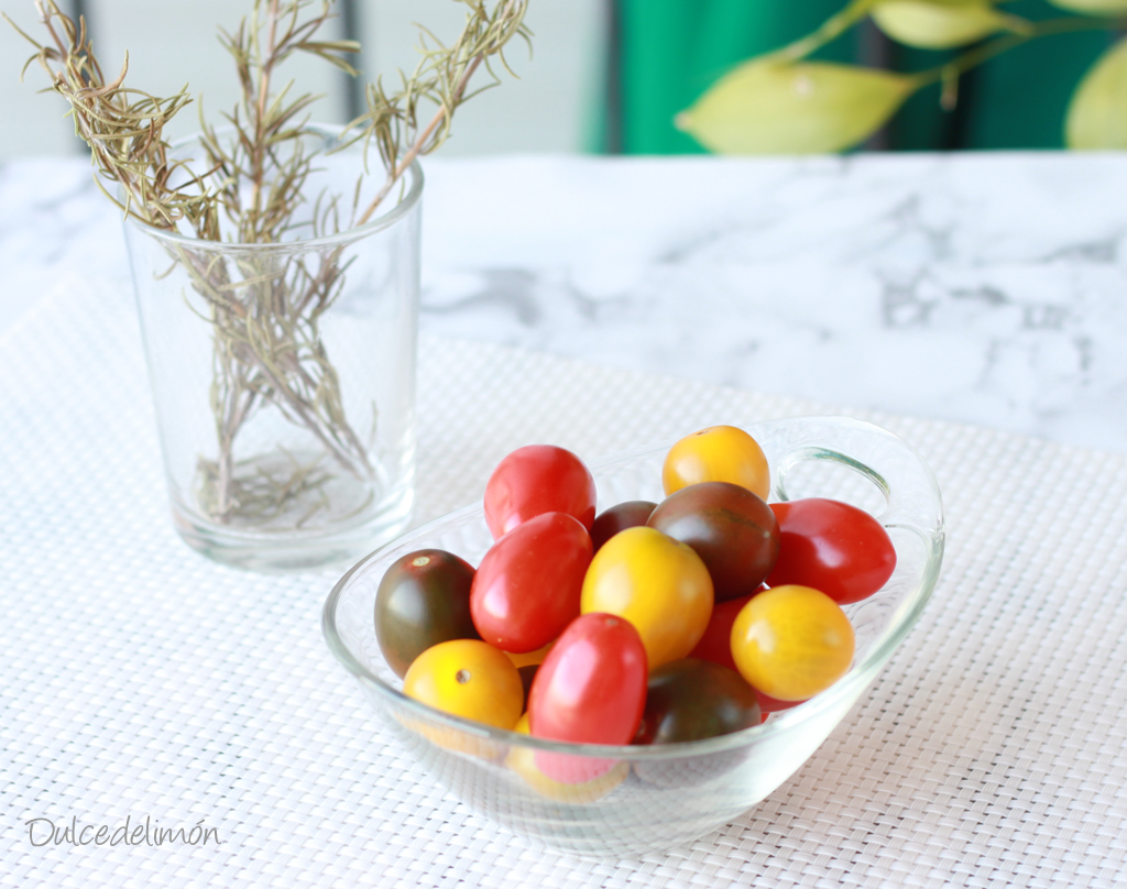 Crumble de Tomates y Calabacín