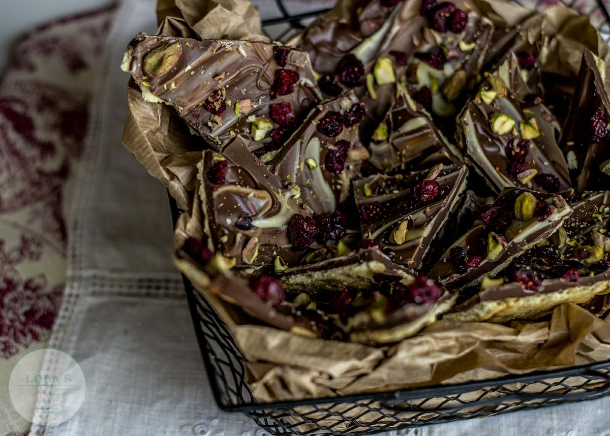choco y galletas saladas