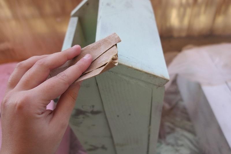 acabado de madera envejecida con chalk paint 3