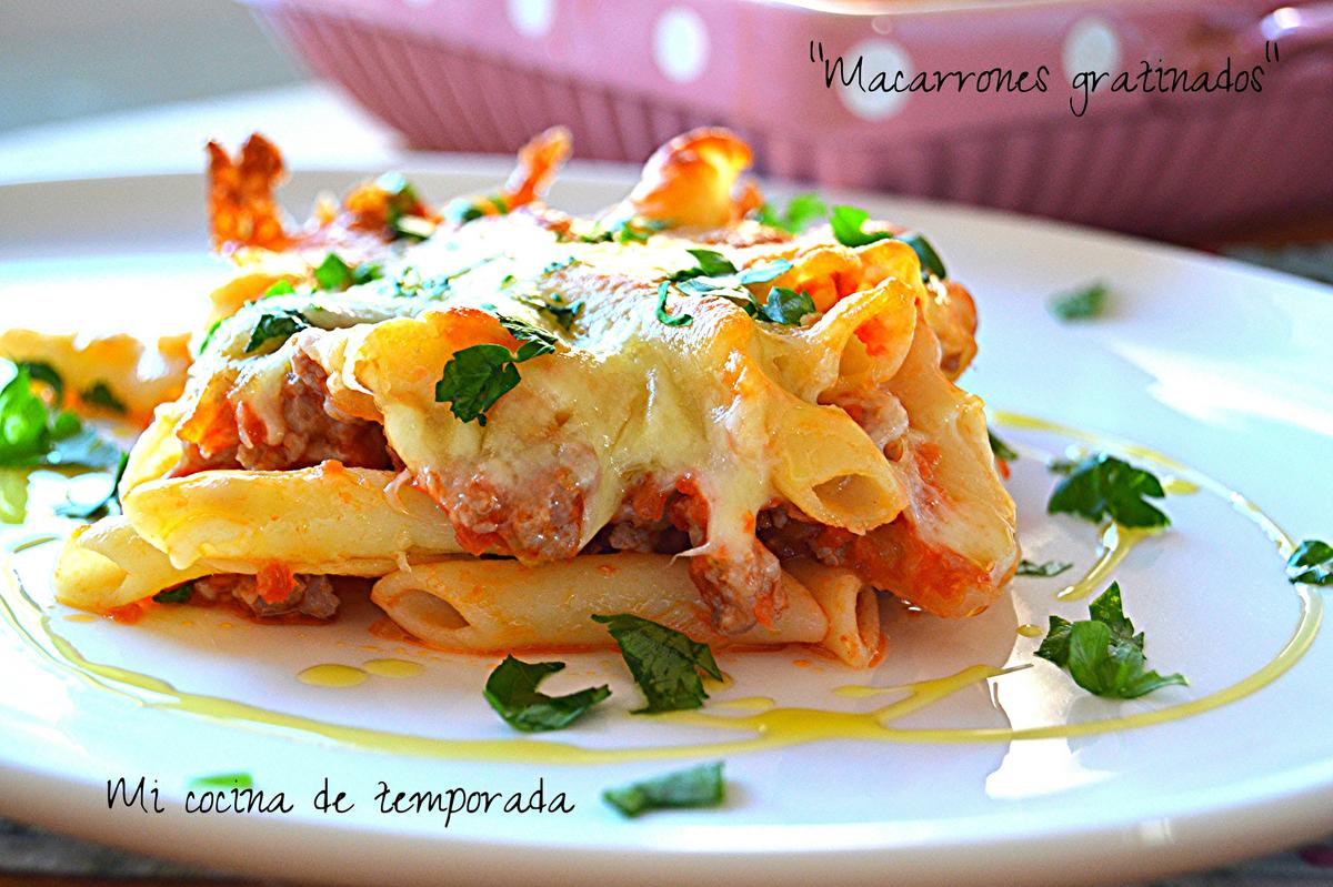 MACARRONES GRATINADOS