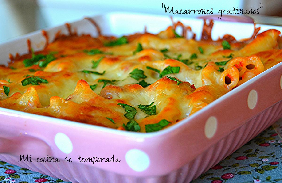 MACARRONES GRATINADOS