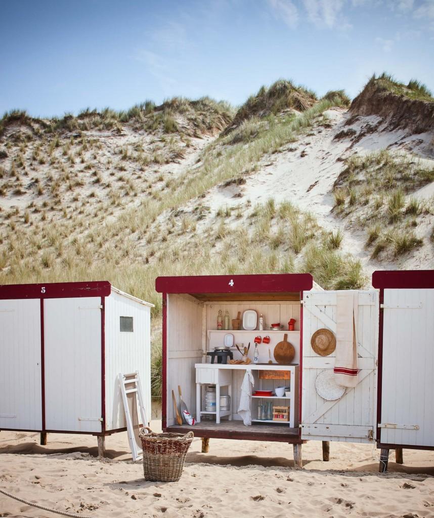 Glamping en la playa - cocinas