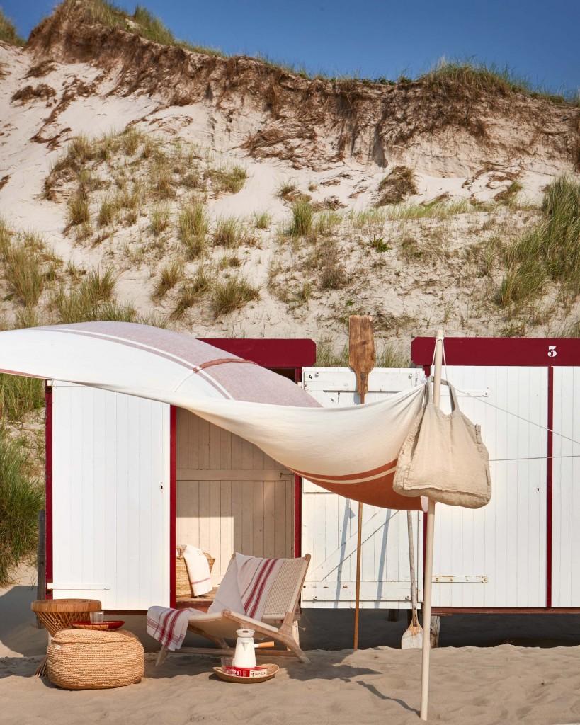 Glamping en la playa decoración