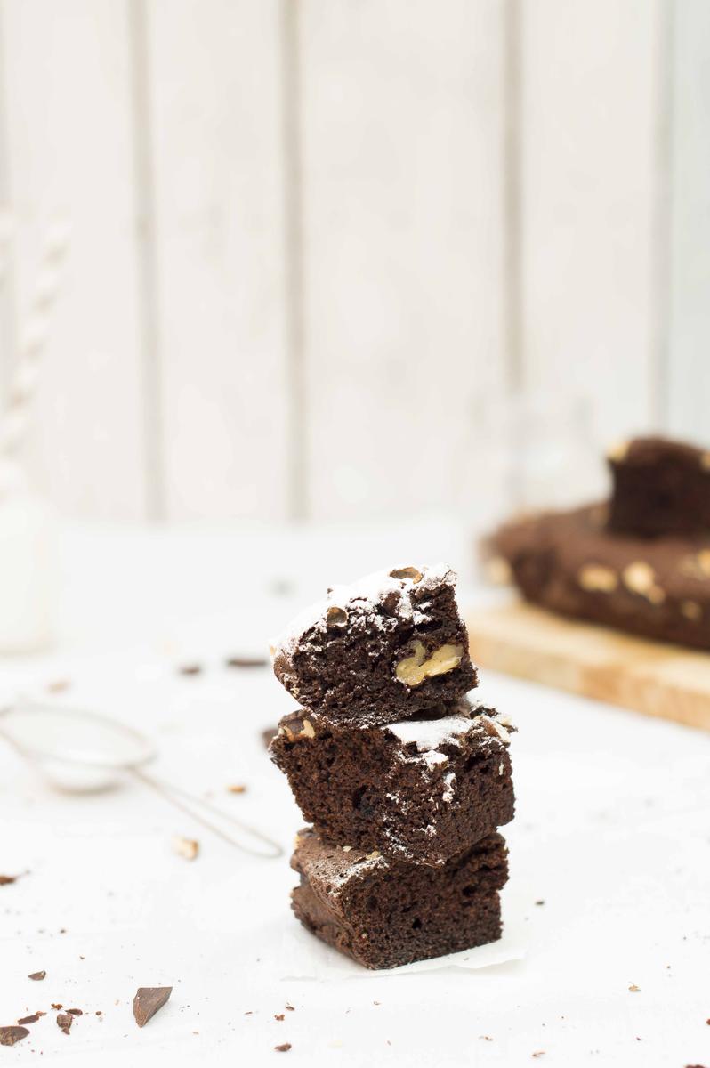 Receta de BROWNIE CON NUECES