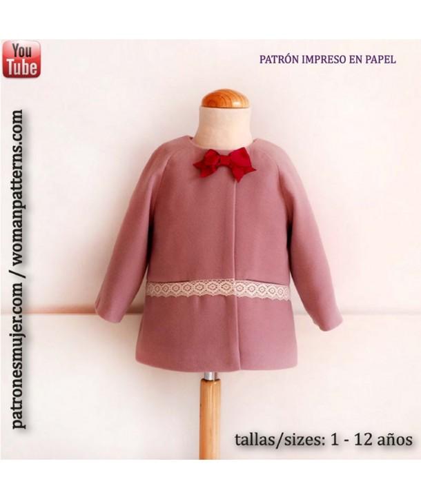 ABRIGO NIÑA TRAPECIO