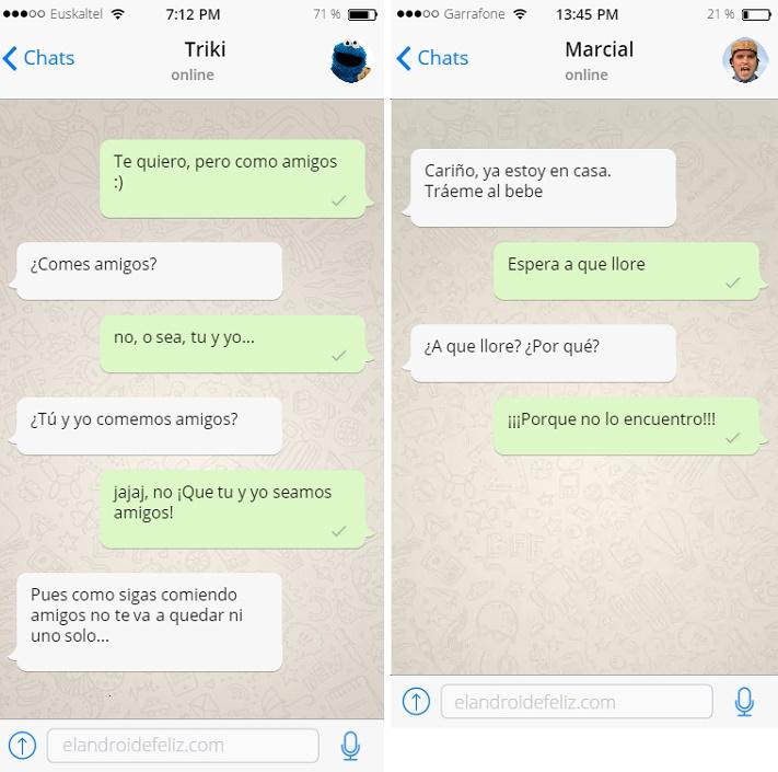 crear chats falsos de WhatsApp Android iOS iPhone conversaciones falsear simular simulador