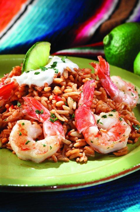 GarlicAndLimeShrimpWSpanishRice