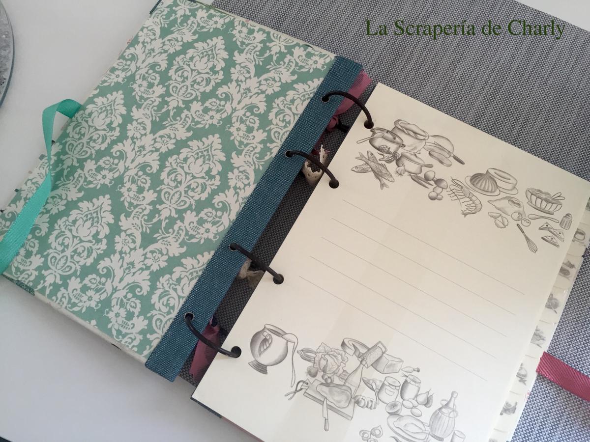 interior del recetario de Paula