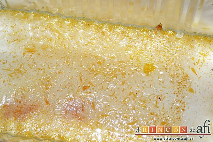 Tocinillo de cielo, dejar hacer en el horno