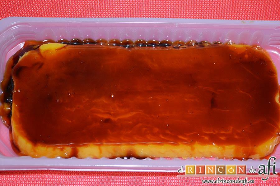 Tocinillo de cielo, desmoldar