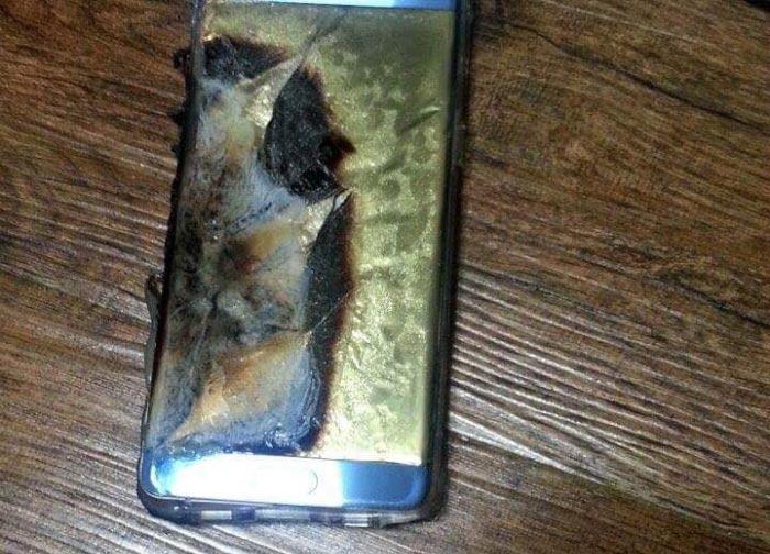 Samsung Galaxy Note 7 explosion