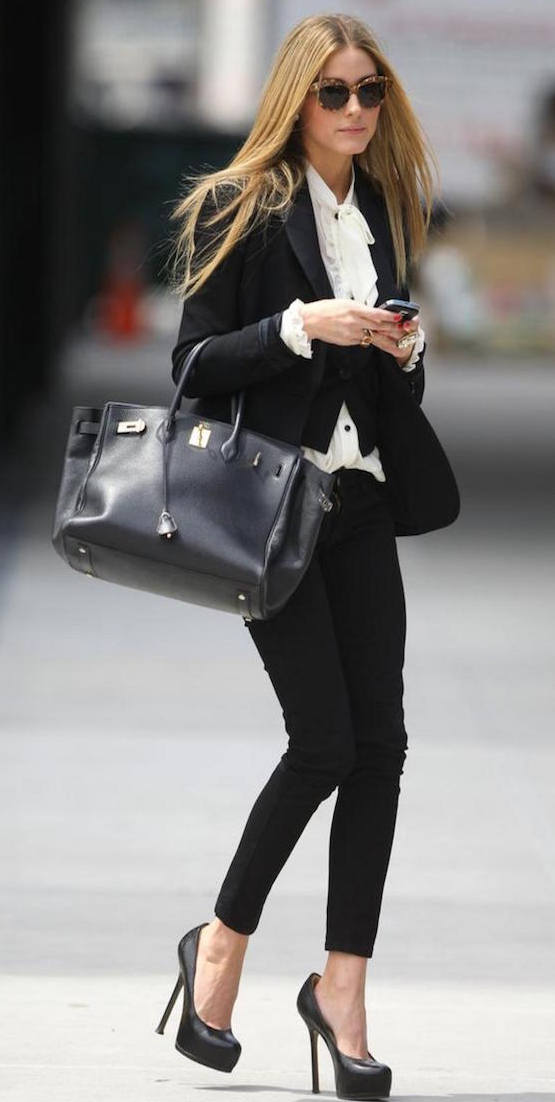 conjunto negro de mujer