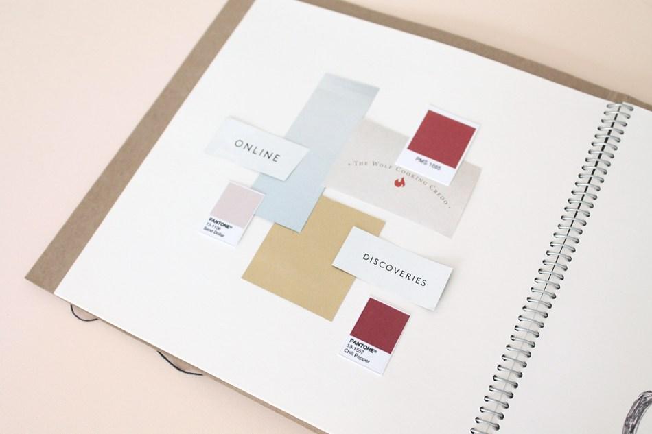 Trabaja el color de tu marca con The Visual Corner: moodborad de invierno.