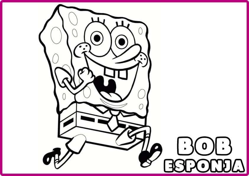BOB ESPONJA PARA COLOREAR