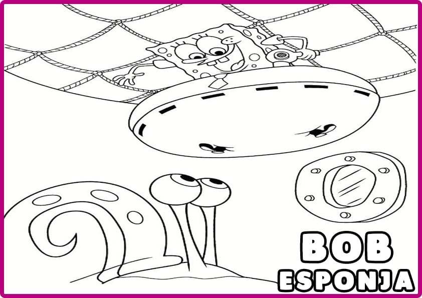 BOB Y GARY PARA COLOREAR