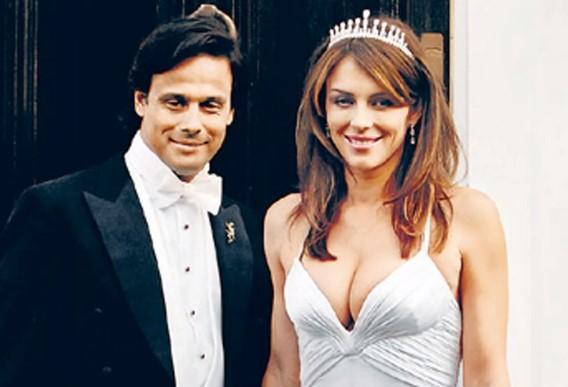 Elizabeth Hurley y Arun Nayar