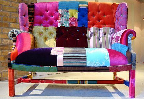 Renovar un sofá anticuado - tapizar