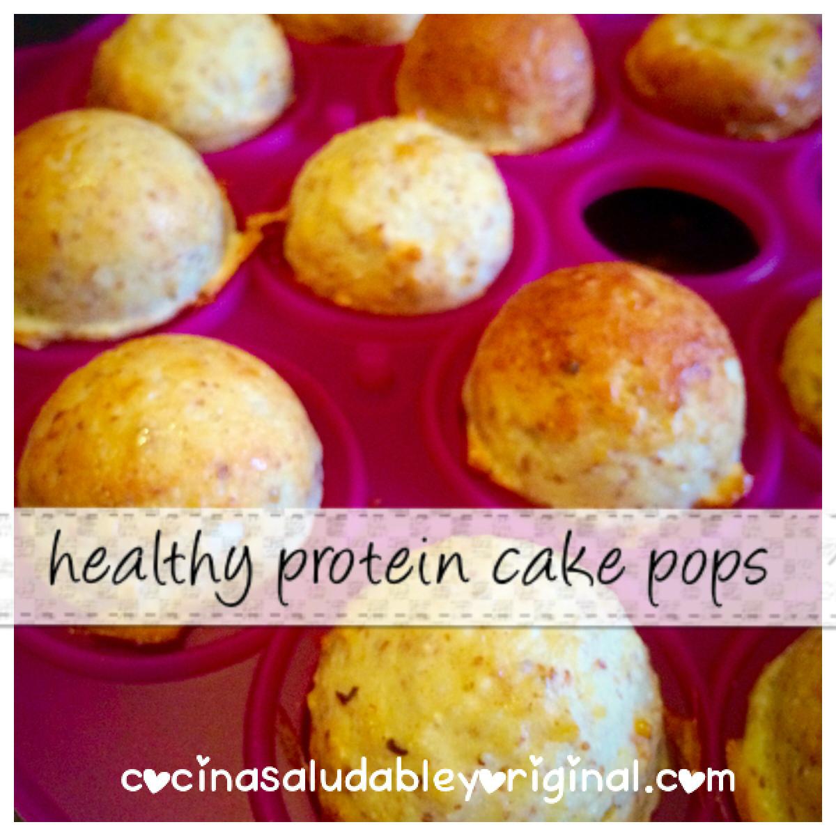 Cake pops saludables
