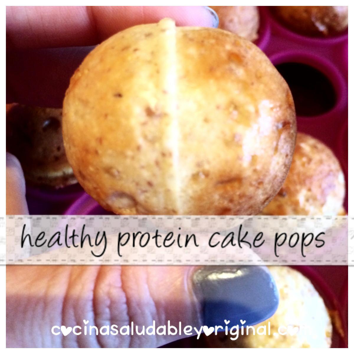 Cake pops saludables