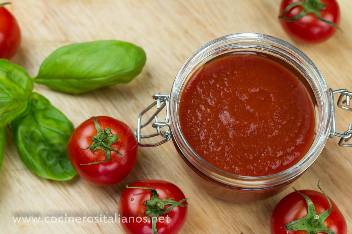 Salsa de Tomate Casera (Pomodoro) Italiana Cocina