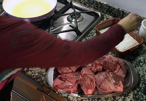 Salpimentamos el cerdo