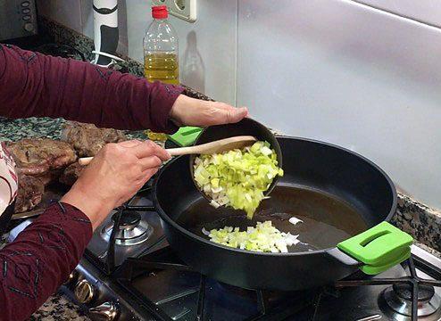 freímos las verduras