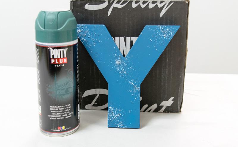 Efecto óxido con pintura en spray forja Pintyplus 6