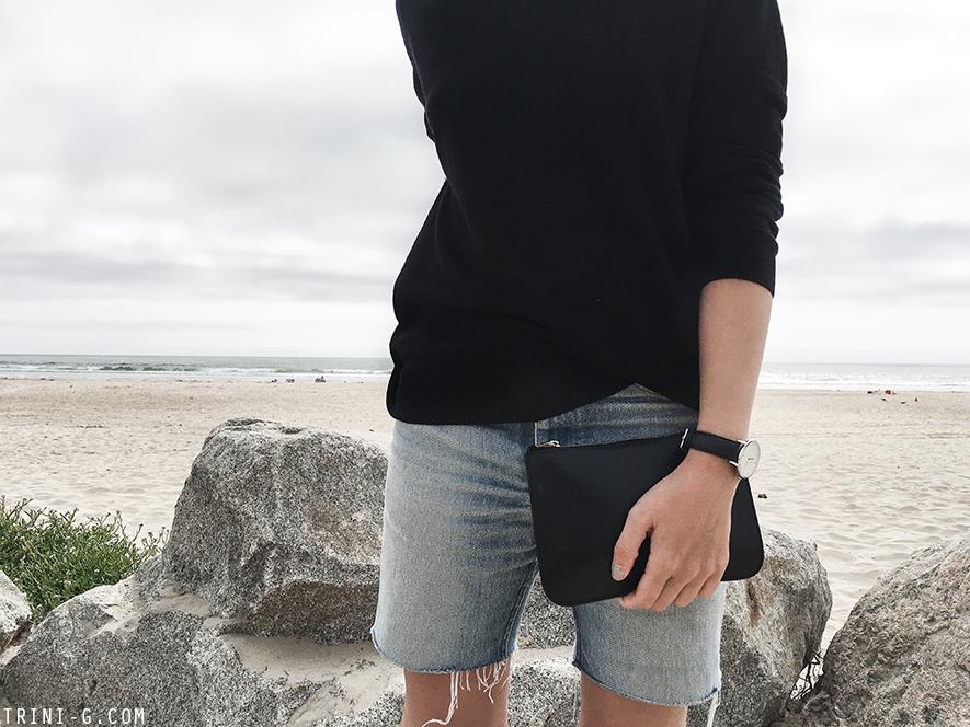 Trini | The Kooples jumper Lee denim shorts