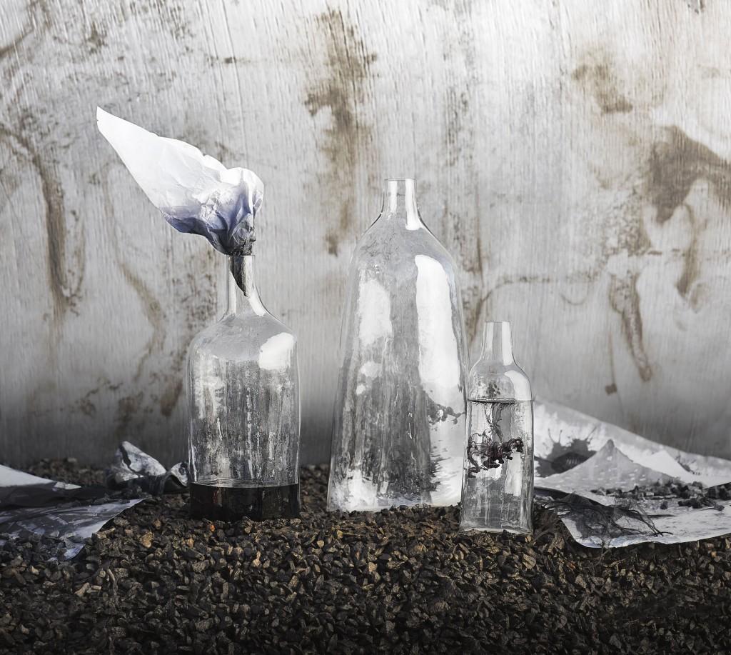 Colección SVÄRTAN de ikea - botellas decorativas