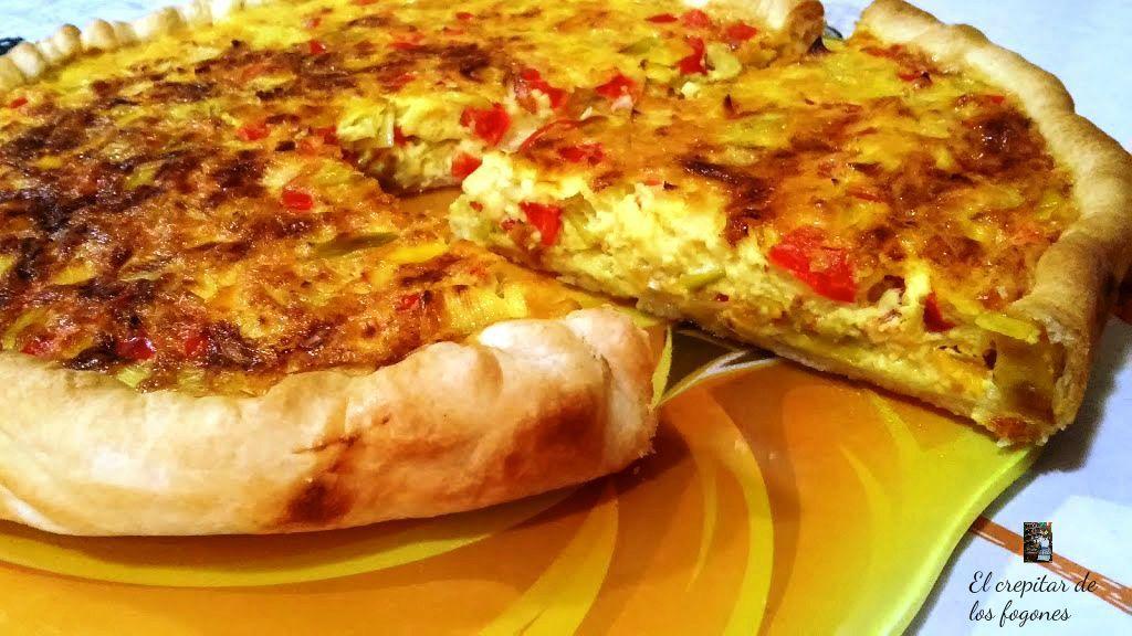 pastel de puerros
