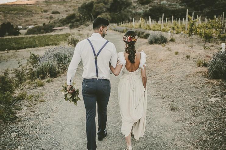 Una boda intima con aires otoñales