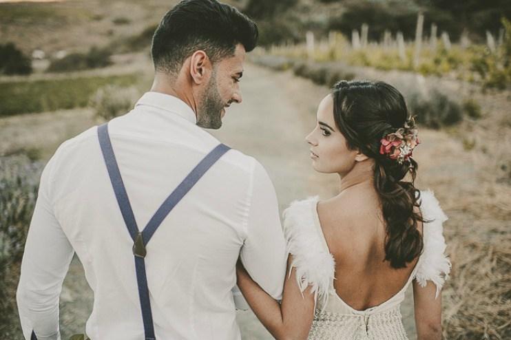 Una boda intima con aires otoñales