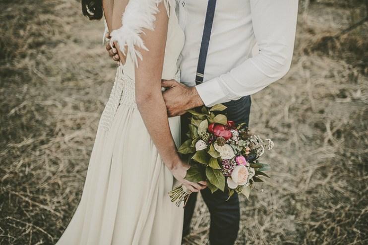 Una boda intima con aires otoñales