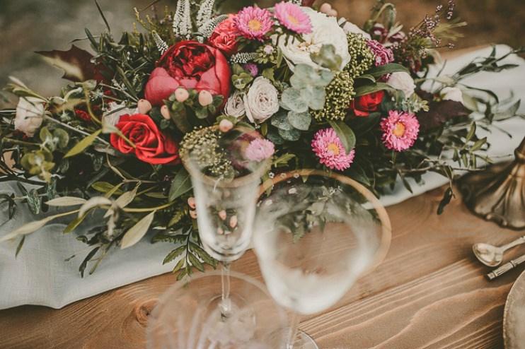 Una boda intima con aires otoñales